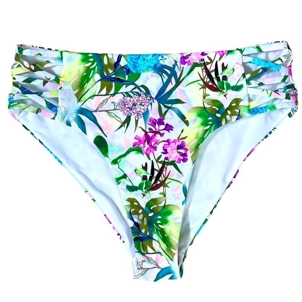 BEBE Strappy Bikini Bottom